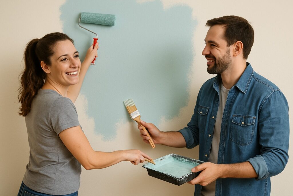 Painting your house yourself or hiring a professional? Pros and cons